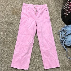 Old Navy Pink Flare & Wide Leg Jeans